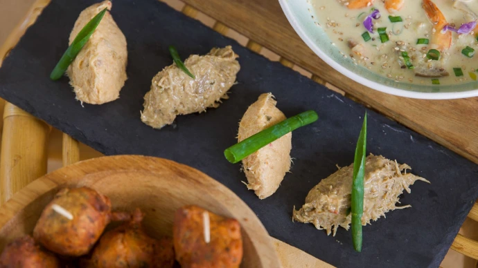 plat tapas servi au Banana Bar